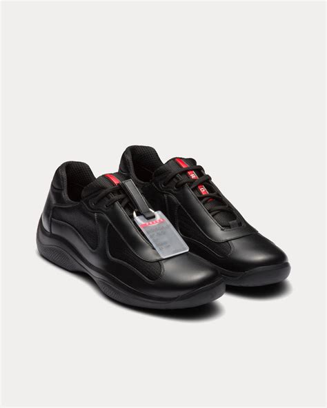 prada america's cup sneakers black|prada america's cup original sneakers.